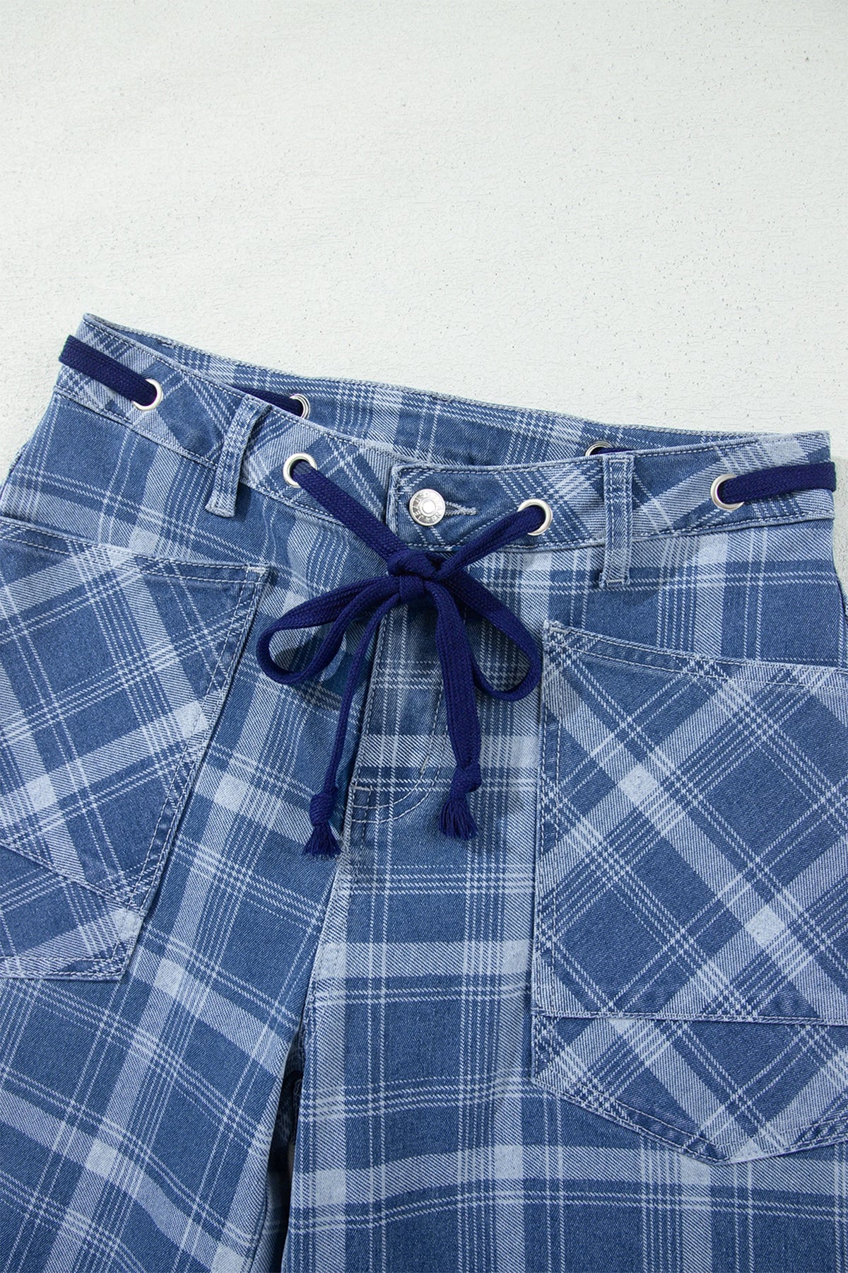 Audra Plaid Jeans