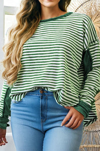 Claire Striped Thermal Top
