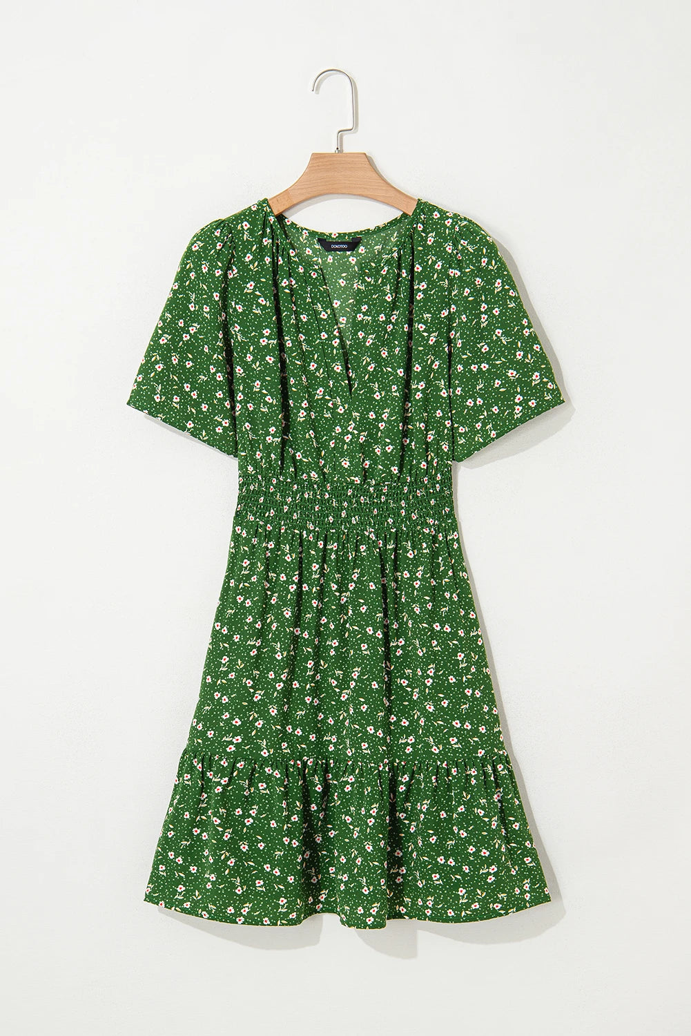 Rowena Green Floral Dress