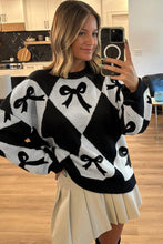 Asher Bow Print Sweater