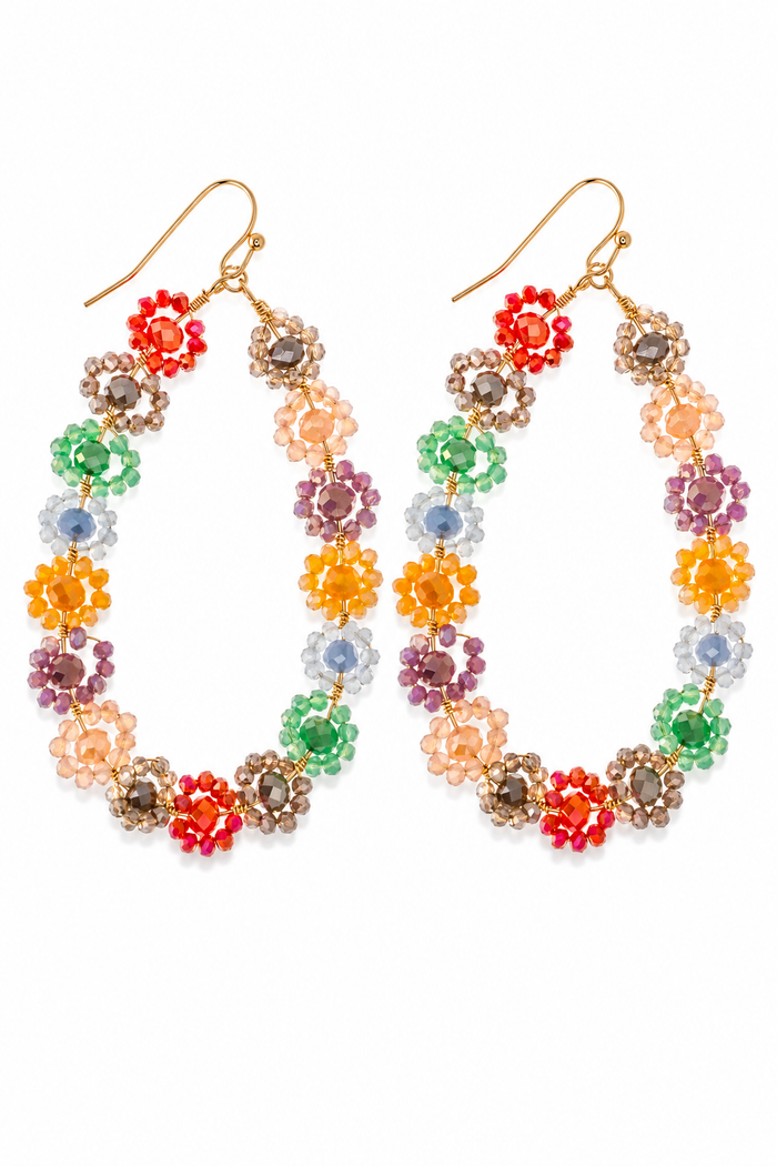 Flower Power Drop Earrings