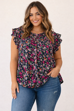 Abby Floral Top Curvy