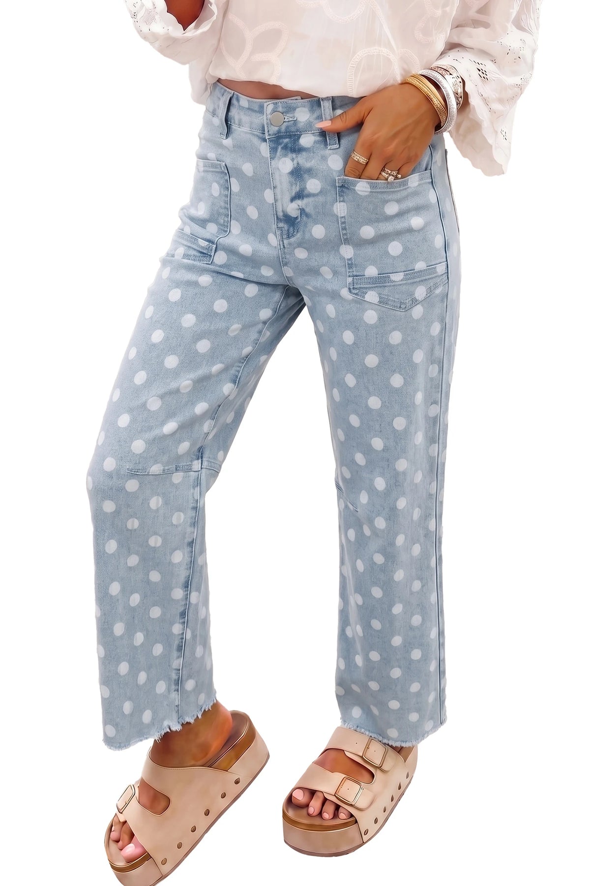 Kinsley Polka Dot Jeans