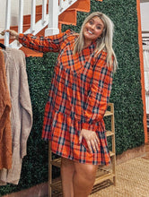 Reverie Red Plaid Dress