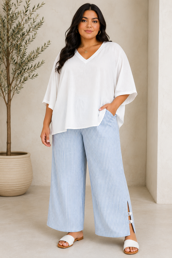 Walking on Main Street Pants Curvy