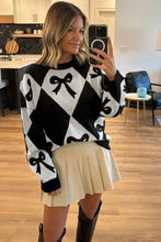 Asher Bow Print Sweater