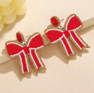 Cheerleader Bow Earrings