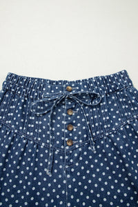 Atalia Wide-Leg Polka Dot Jeans