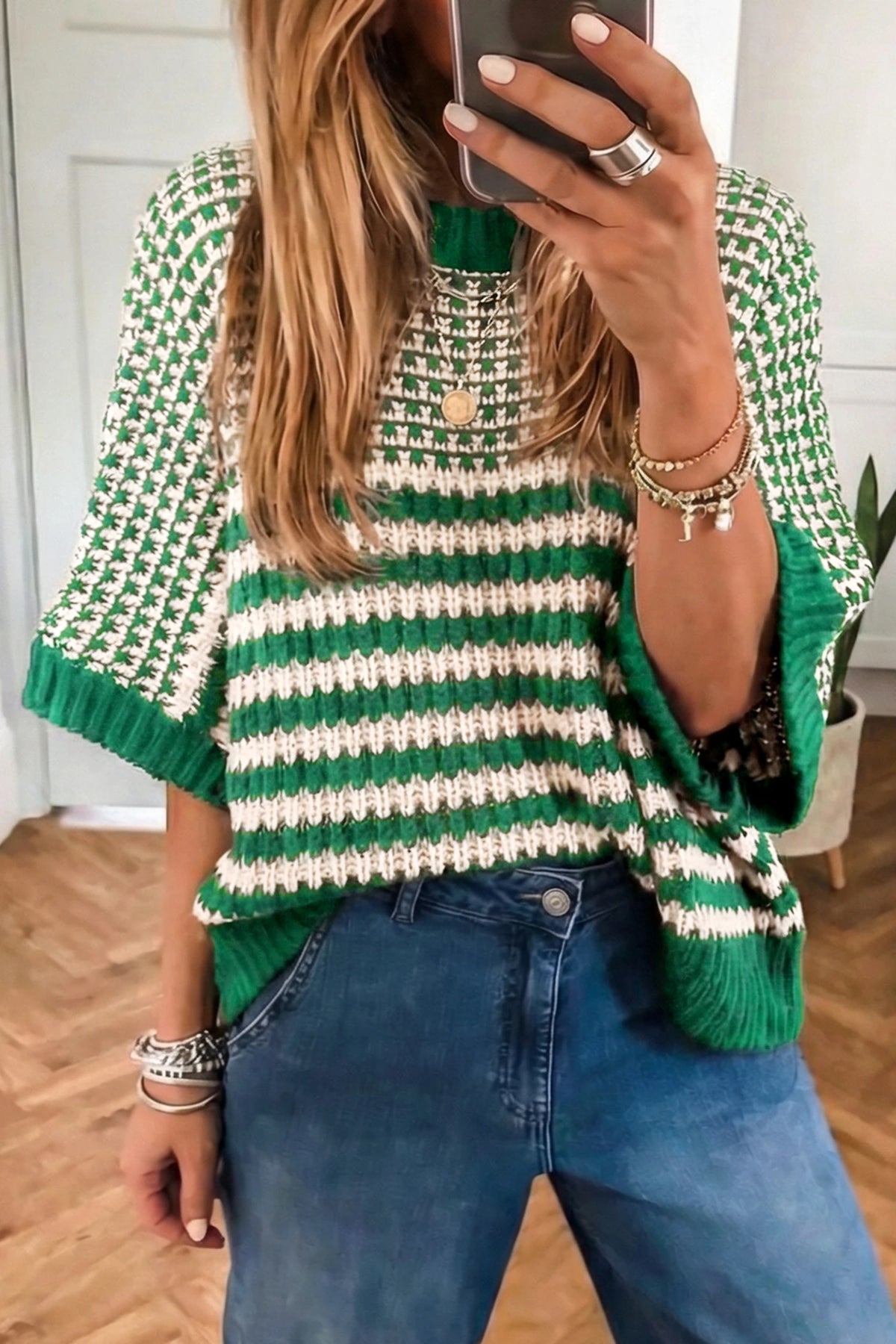 Clementine Striped Sweater