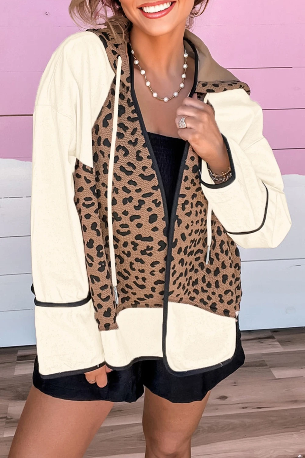 Bowen Leopard Star Cardigan