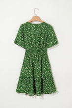 Rowena Green Floral Dress