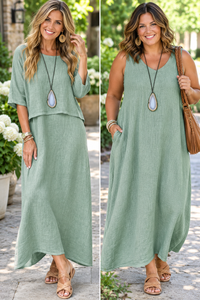 Easy Breezy 2 Piece Dress Set