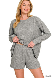 Anniston Long Sleeve Short Set