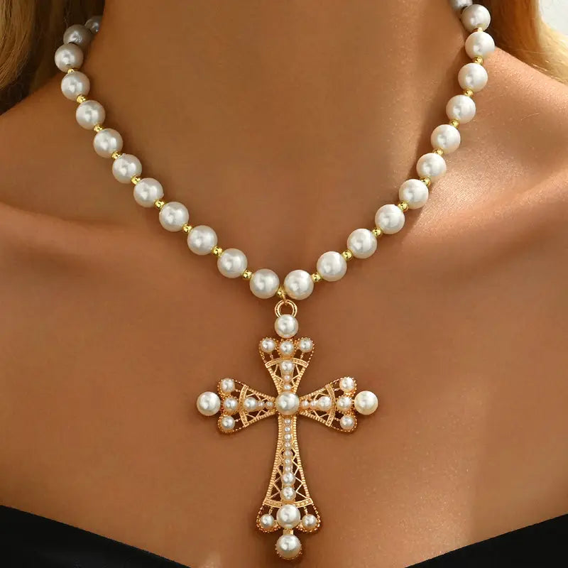 Arrie Cross Necklace