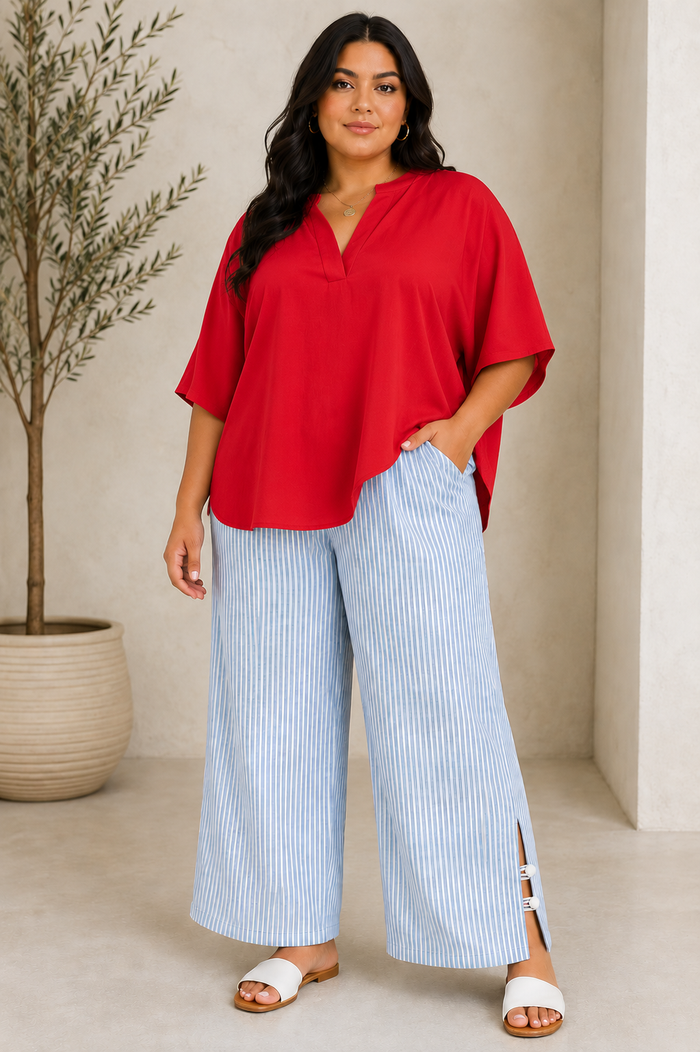 Walking on Main Street Pants Curvy