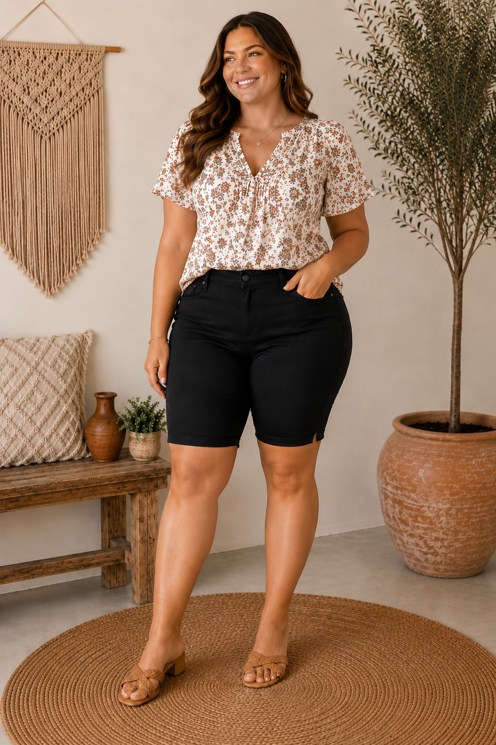 Winnie YMI Hyperstretch Shorts Curvy