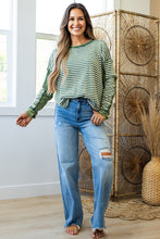 Claire Striped Thermal Top