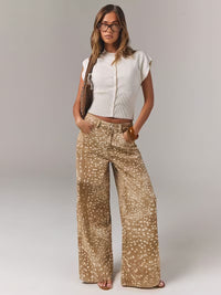 Hadley Deer Spotted Print Pants