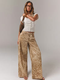 Hadley Deer Spotted Print Pants