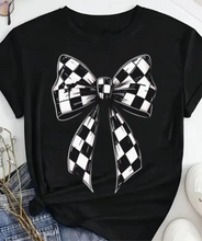 Checkerboard Bow Tee