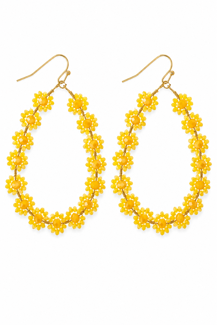 Flower Power Drop Earrings