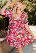 Ellis Paisley Wrap Dress Curvy