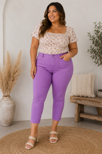 Annie Hyperstretch Crop Pant Curvy