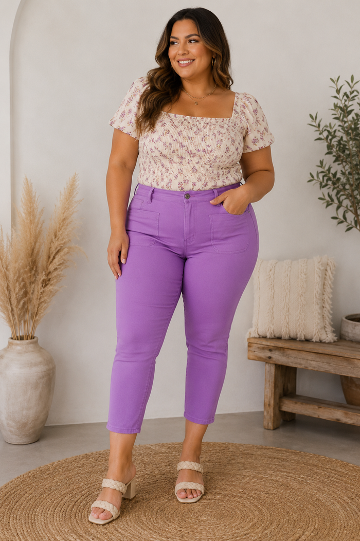 Annie Hyperstretch Crop Pant Curvy