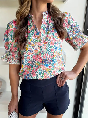 Indie Floral Blouse Curvy