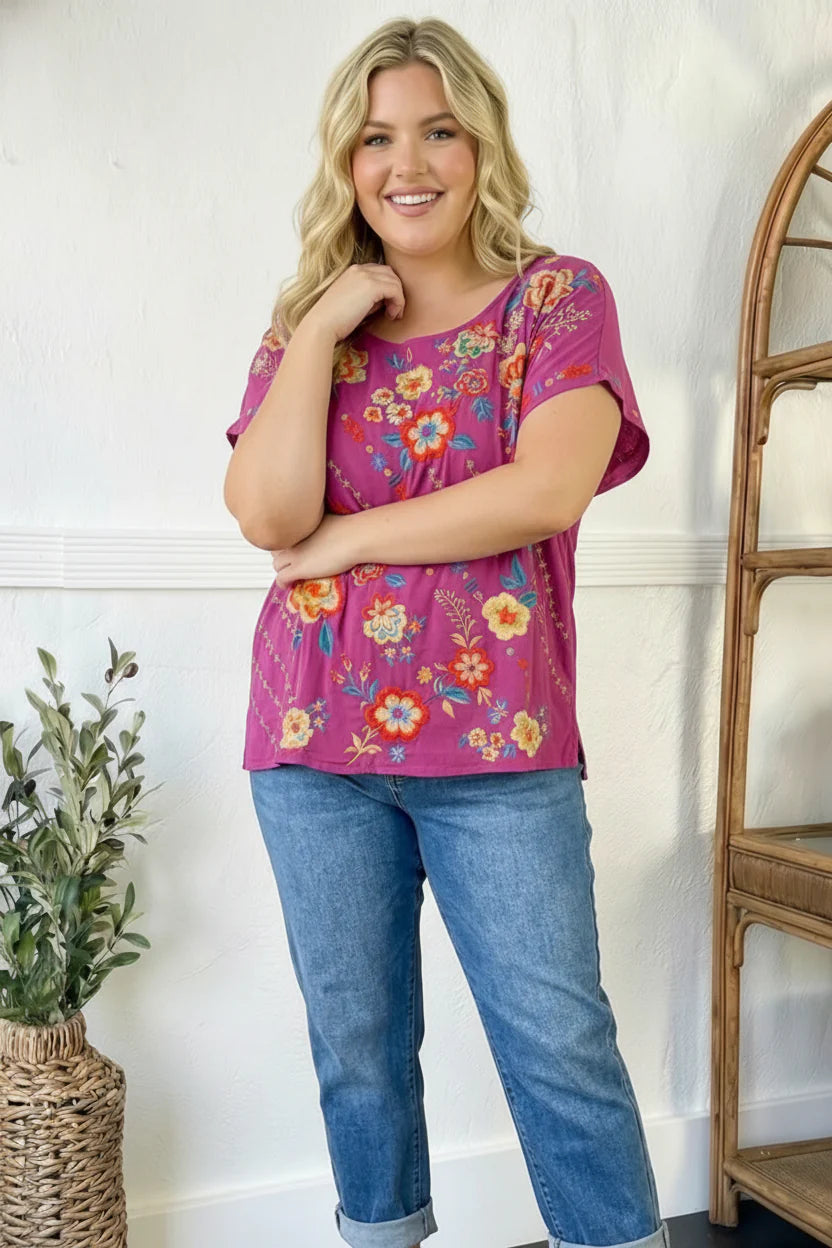 Gabriella Embroidered Blouse