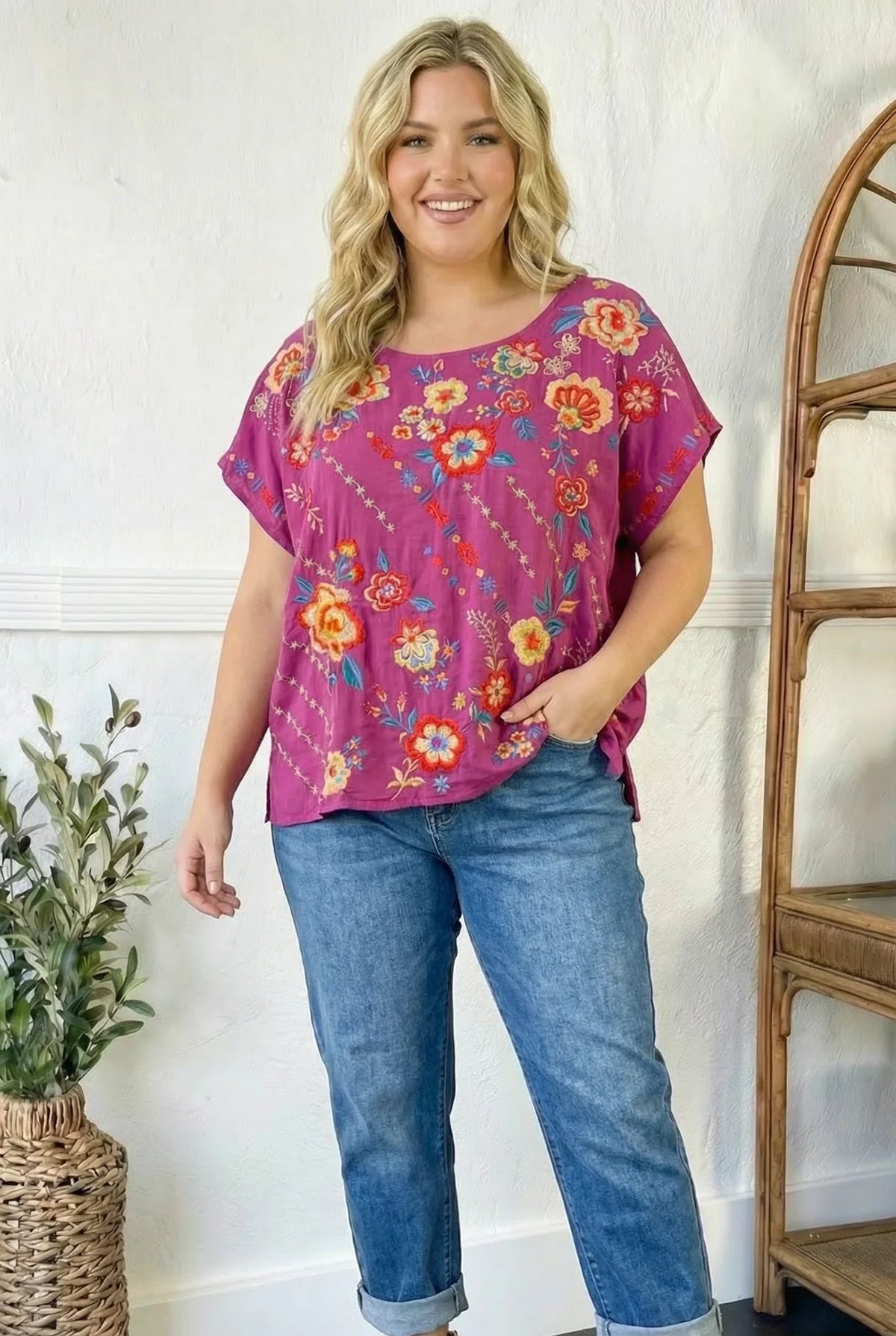 Gabriella Embroidered Blouse