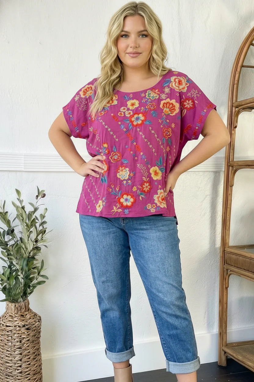 Gabriella Embroidered Blouse