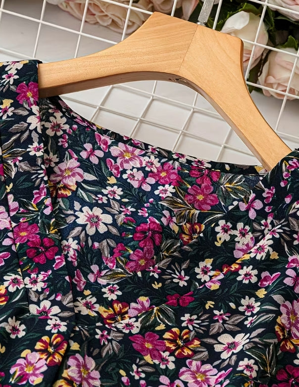 Abby Floral Top Curvy