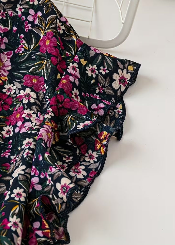 Abby Floral Top Curvy
