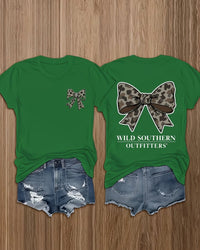 Kelly Green Bow Tee