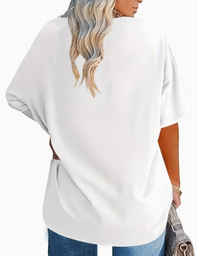 Floral USA Tee Curvy