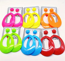 Electric Color Earrings