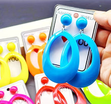 Electric Color Earrings