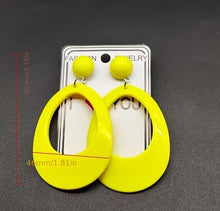 Electric Color Earrings