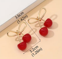 Sweet Cherry Dangle Earrings