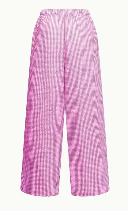 Gingham Lightweight Pants