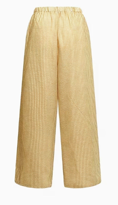 Gingham Lightweight Pants