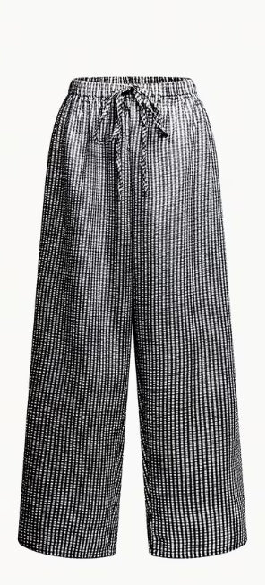Gingham Lightweight Pants