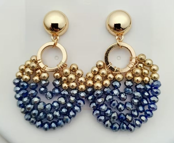 Sail the Ocean Blue Earrings