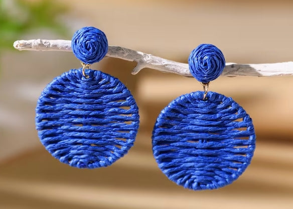 Boho Woven Earrings