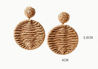 Boho Woven Earrings