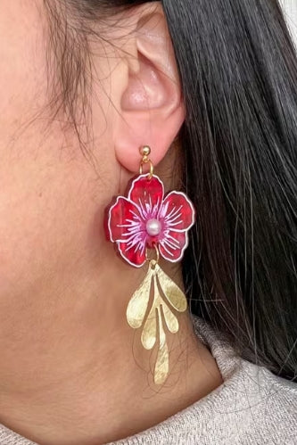 Island Flower Earrings