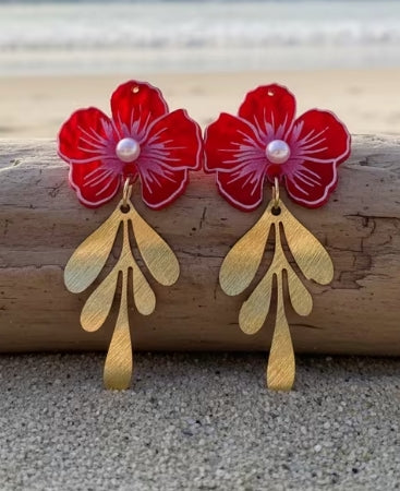 Island Flower Earrings
