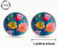 Floral Stud Earrings