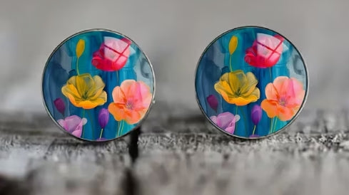 Floral Stud Earrings